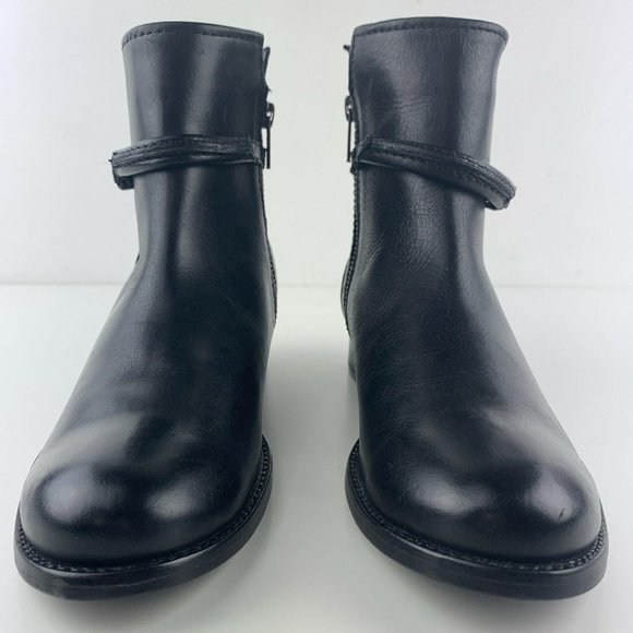 Womens Frye Boots Size 6 Melissa Seam Short Black - Picture 6 of 12